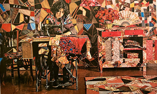 Cent Idees 100 Ideas book - patchwork sewing room 70s