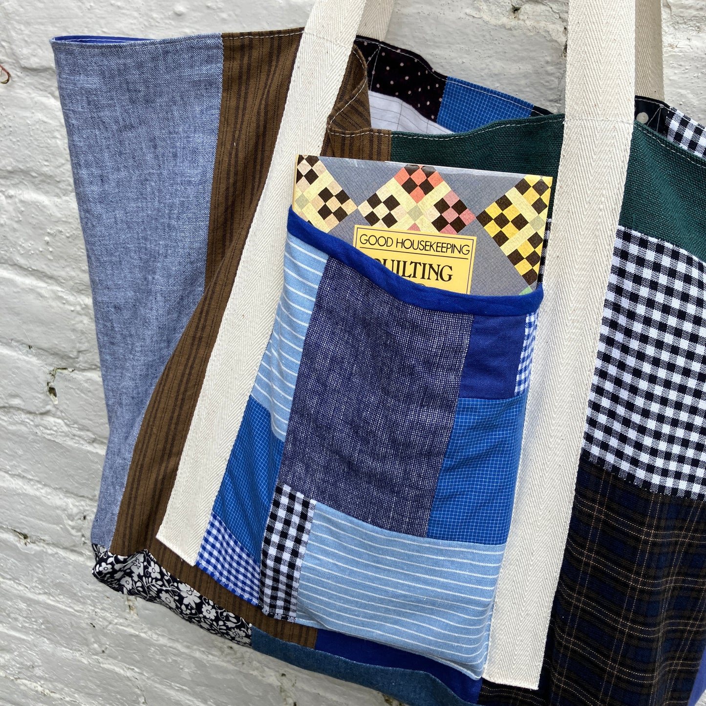 Patchwork tote bag