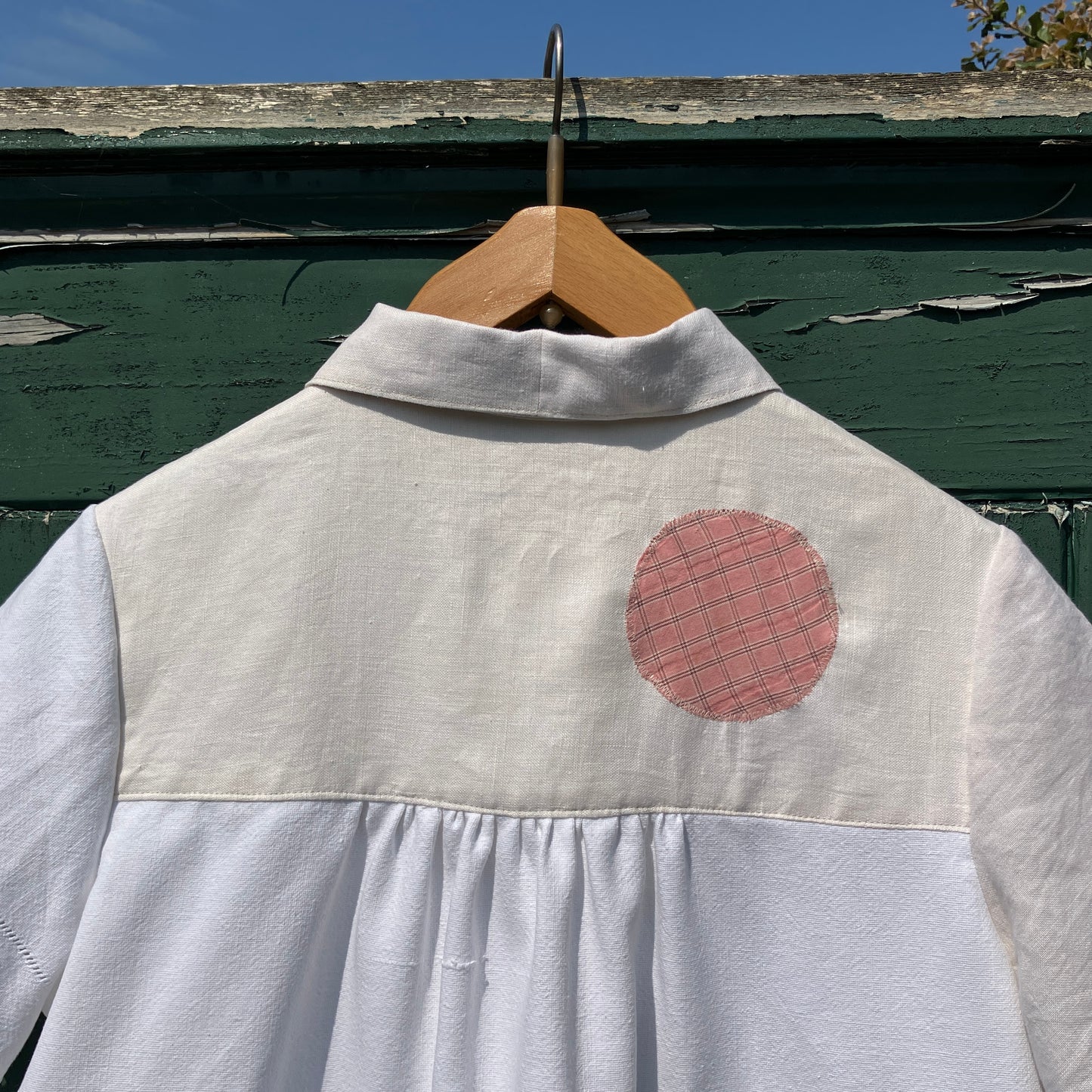 Hand made appliqué weather shirt