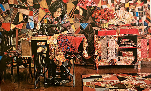 Cent Idees 100 Ideas book - patchwork sewing room 70s