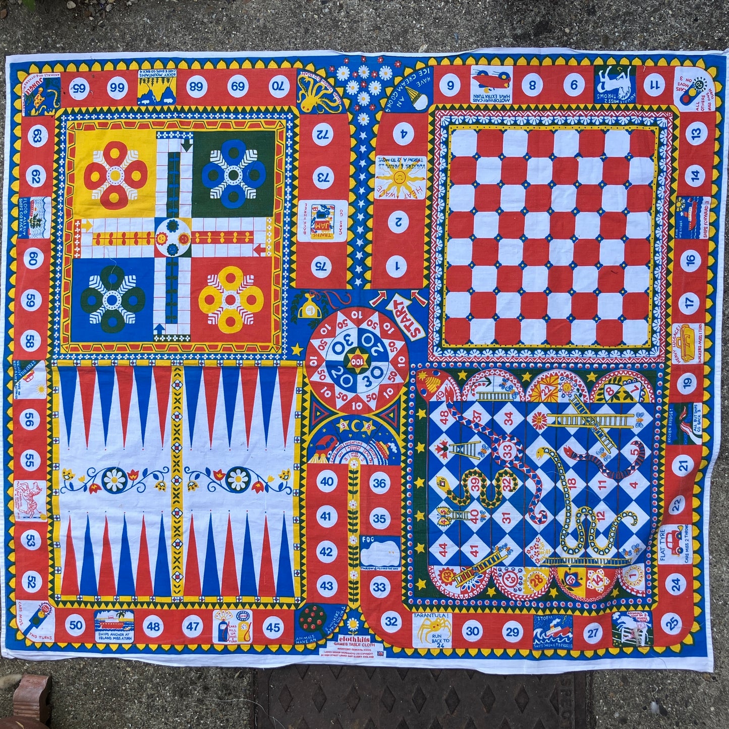 Clothkits board games tablecloth shirt