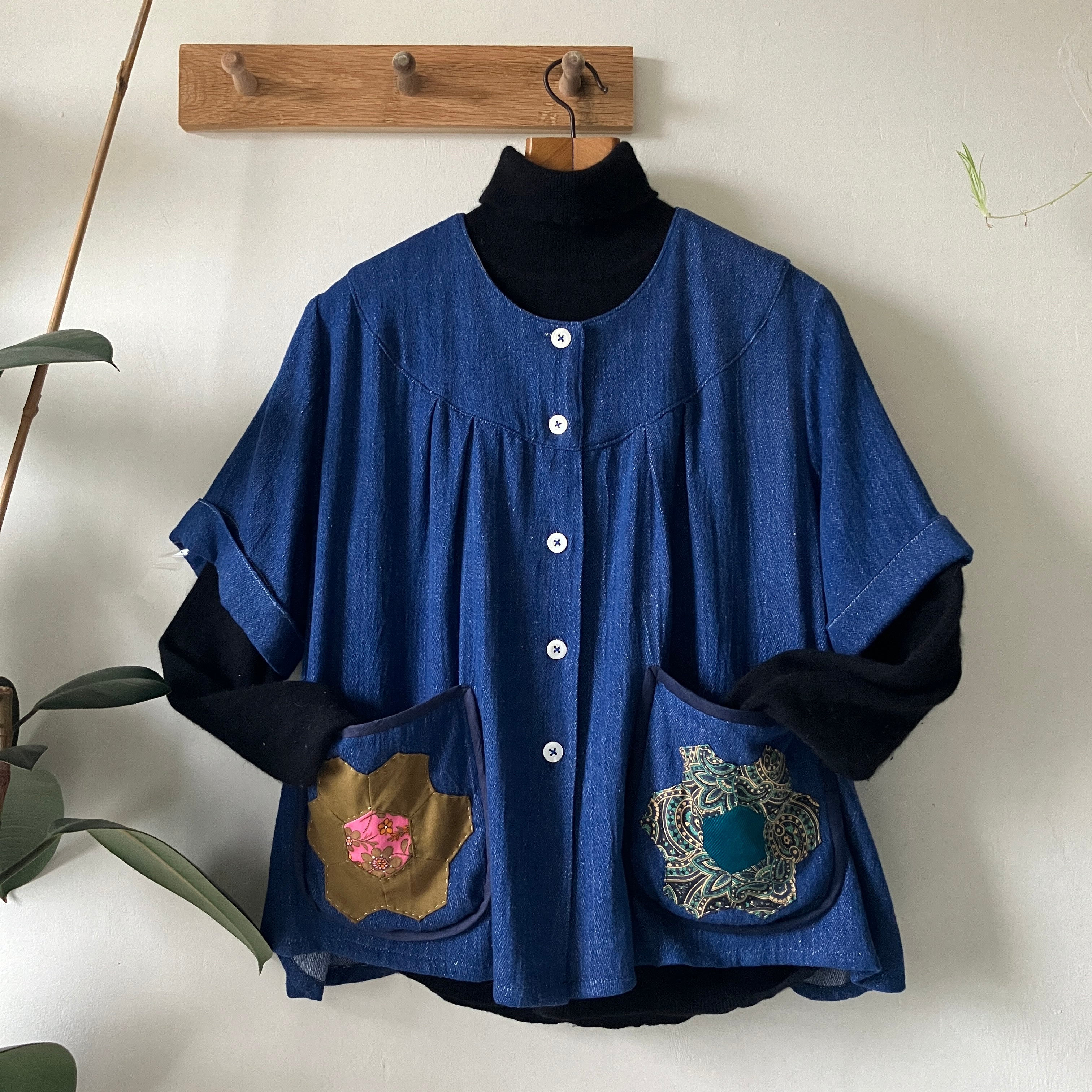 Smock top with pockets on sale