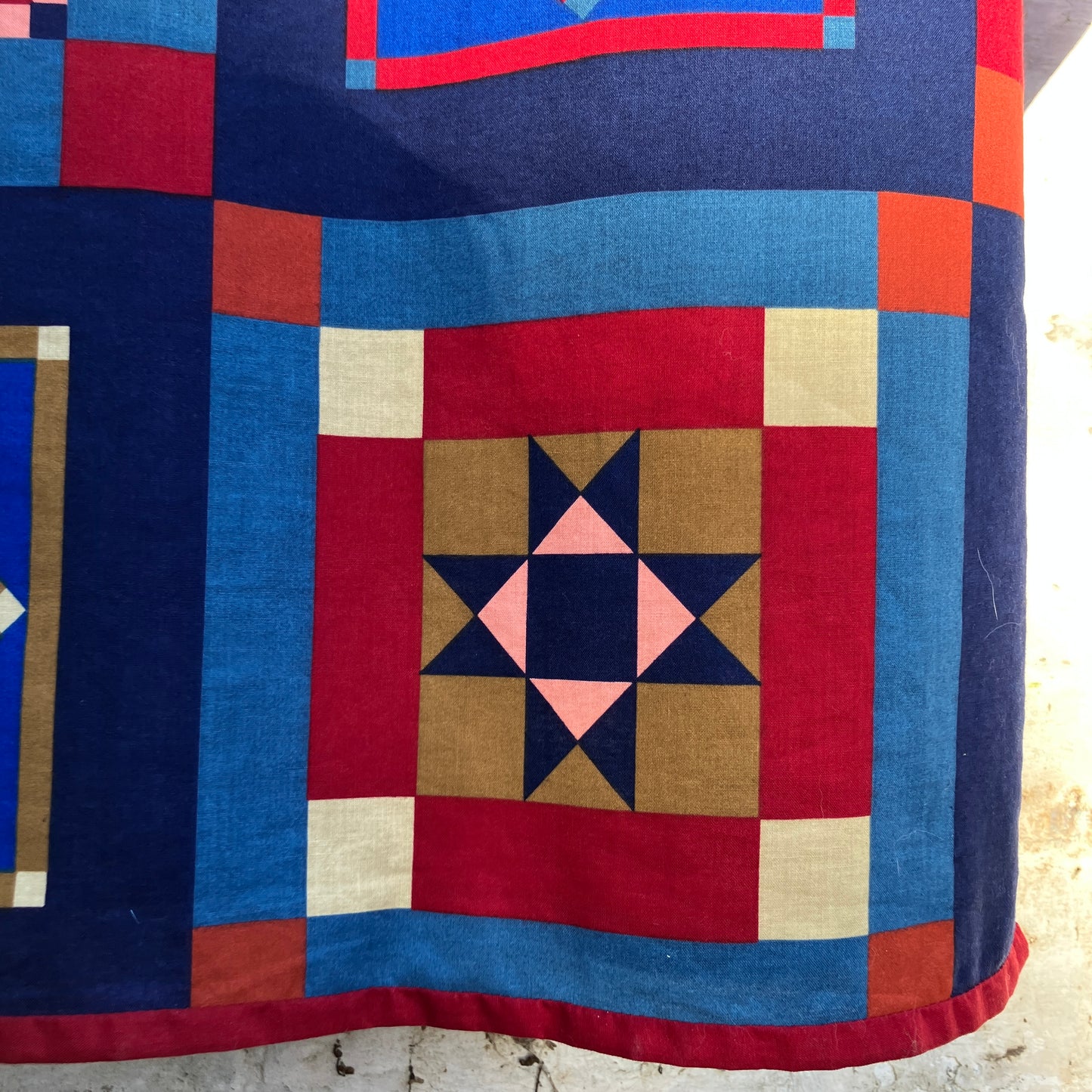 Patchwork print shirt