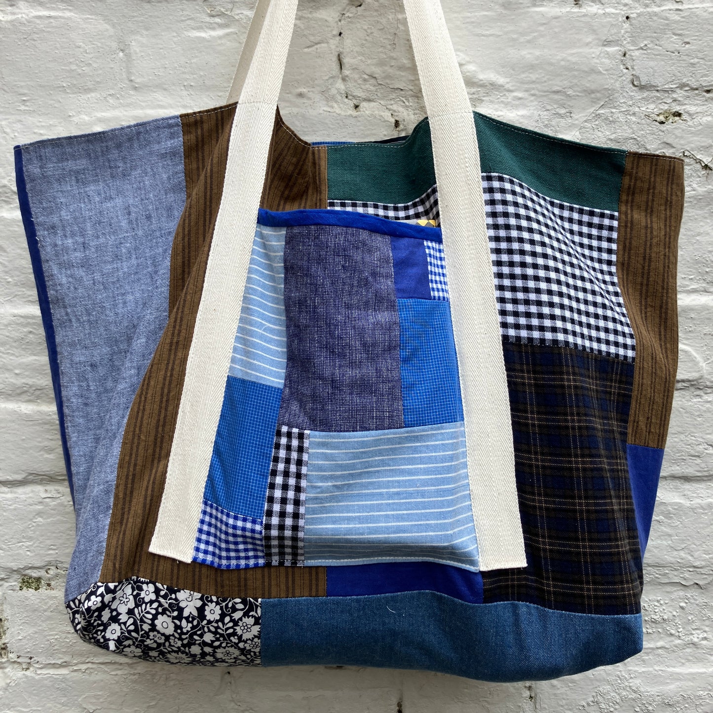 Patchwork tote bag