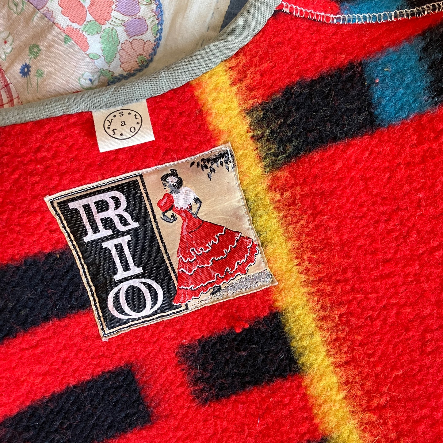 Rio recycled blanket vest