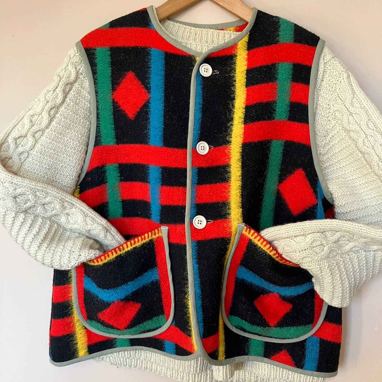 Rio recycled blanket vest