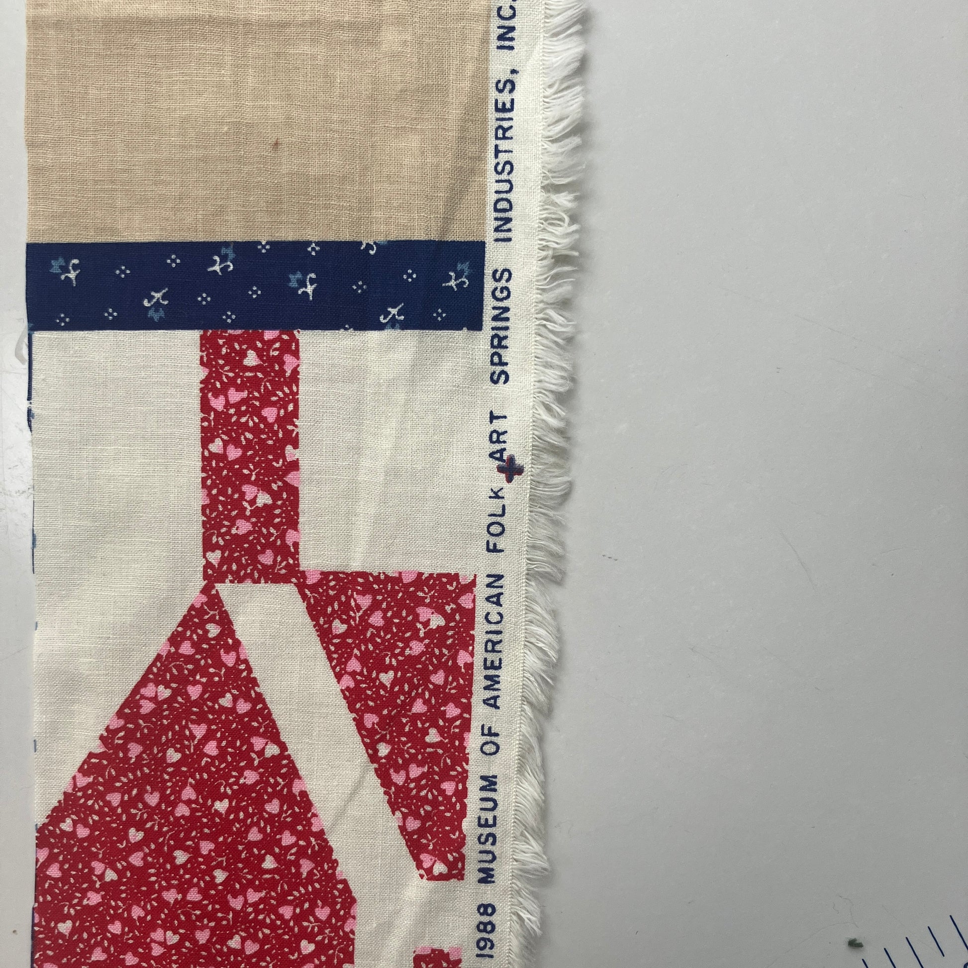 Shirt made from Schoolhouse print reclaimed fabric