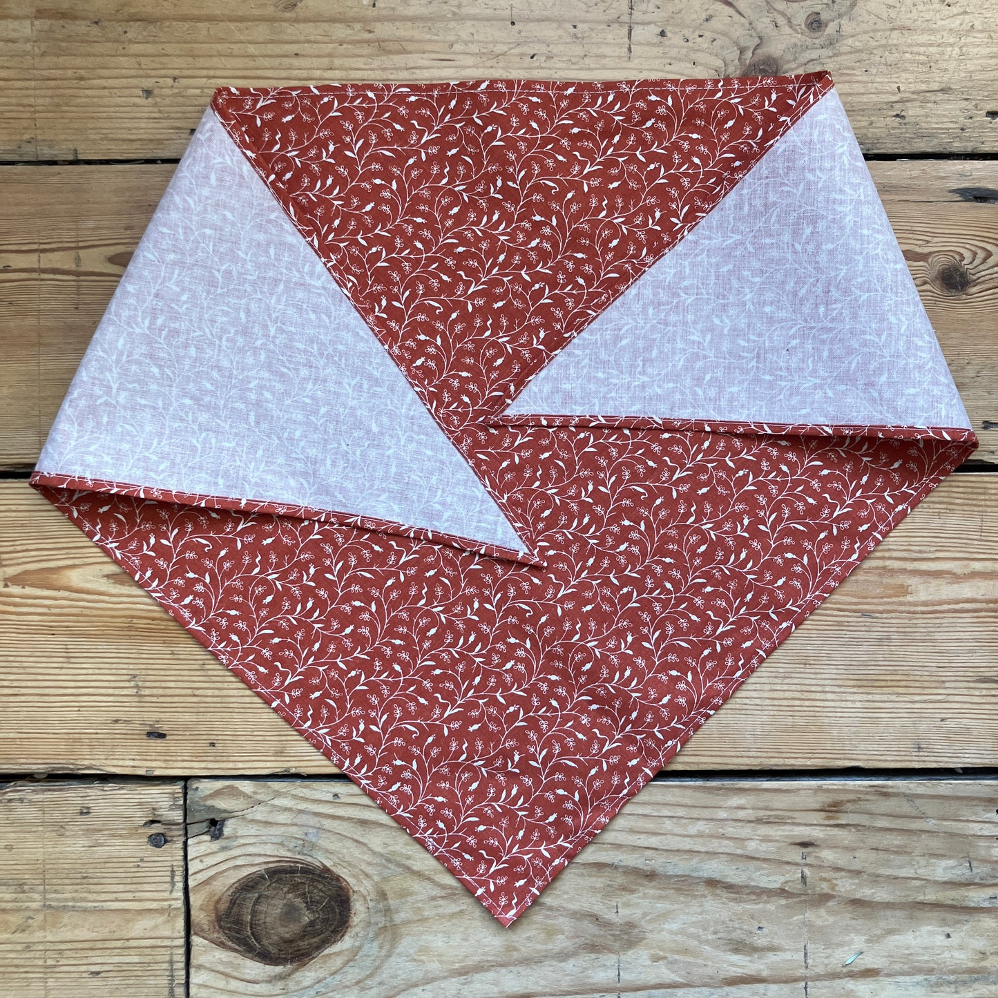 triangular neckerchief in vintage Laura Ashley  print fabric