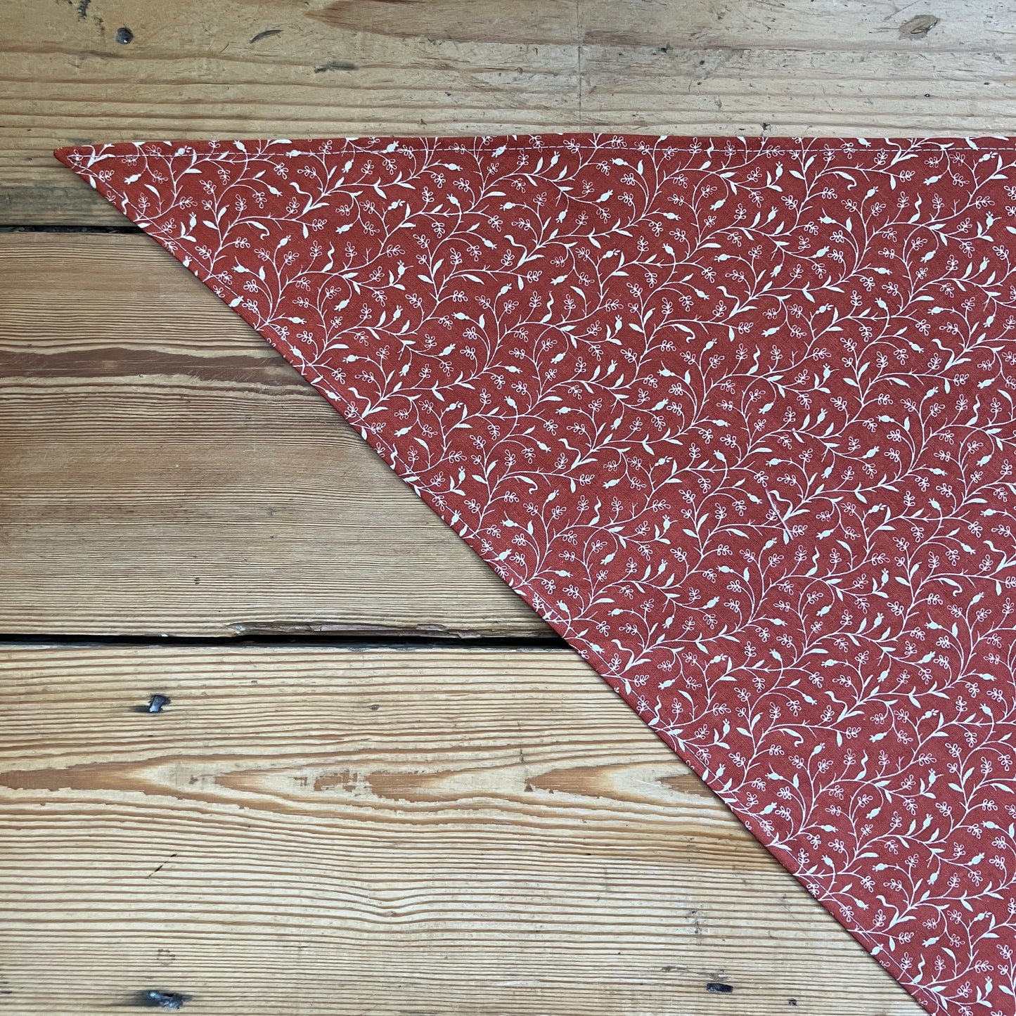 triangular neckerchief in vintage Laura Ashley  print fabric