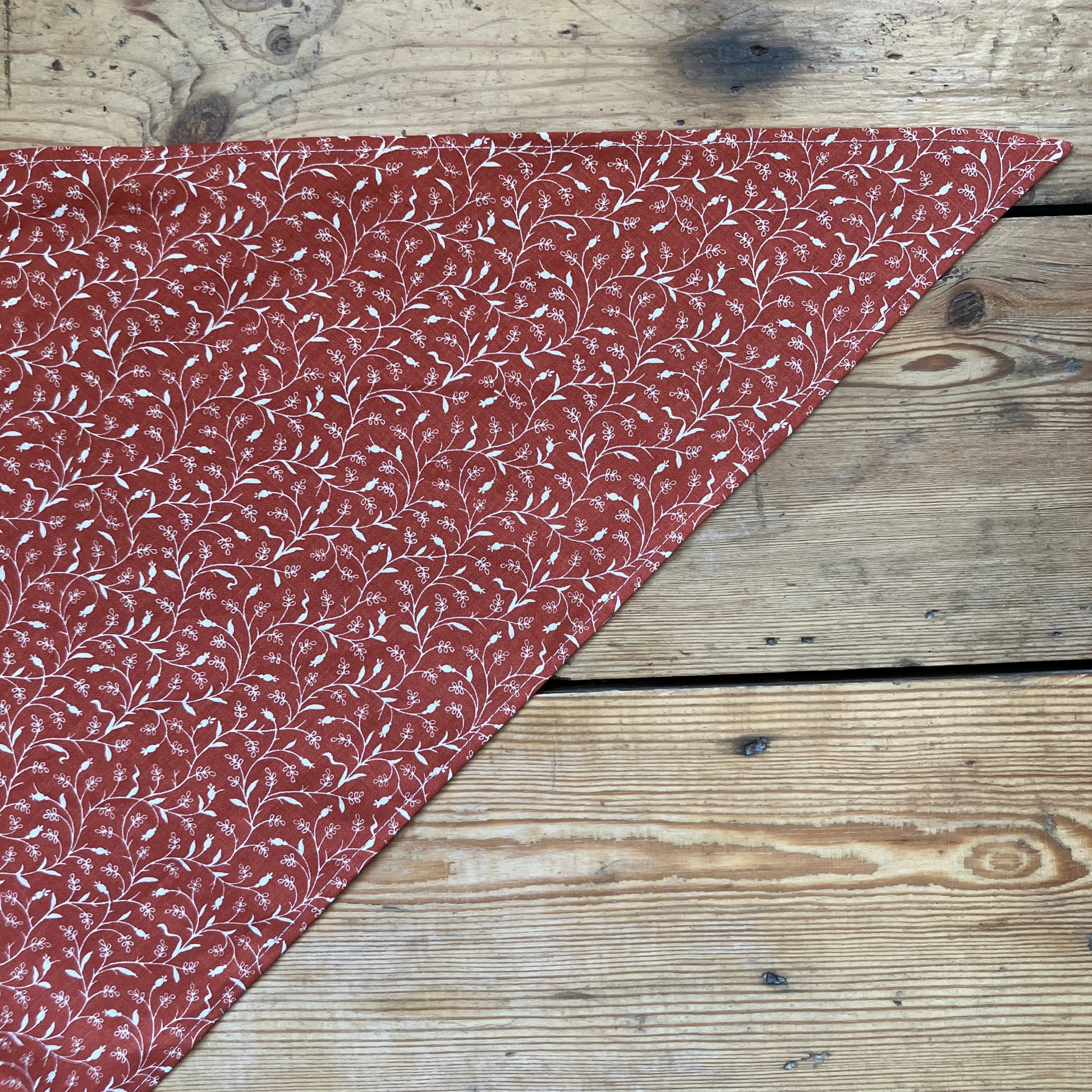 triangular neckerchief in vintage Laura Ashley  print fabric