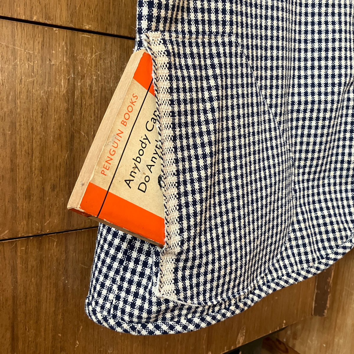 checked recycled wool vest 