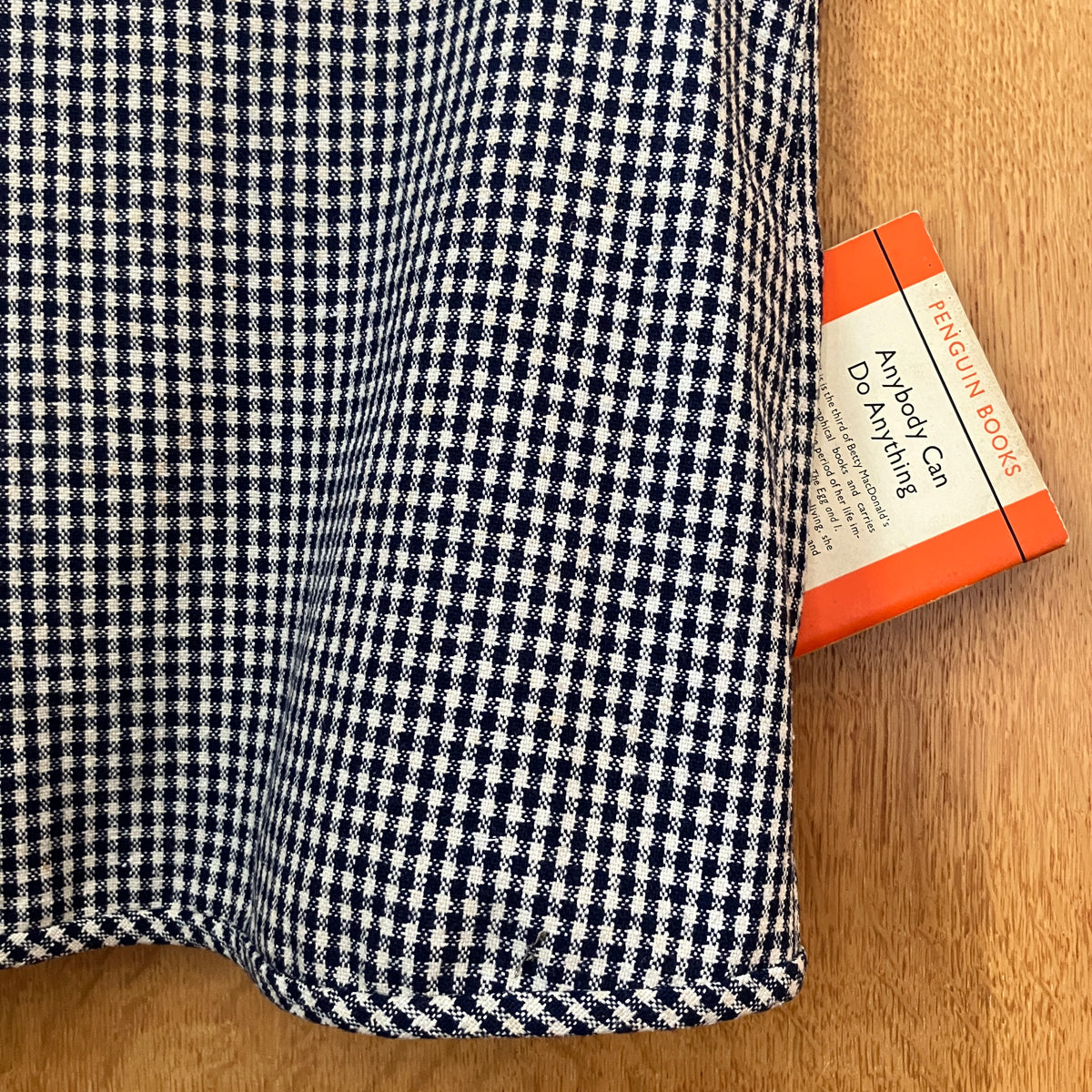 checked recycled wool vest 