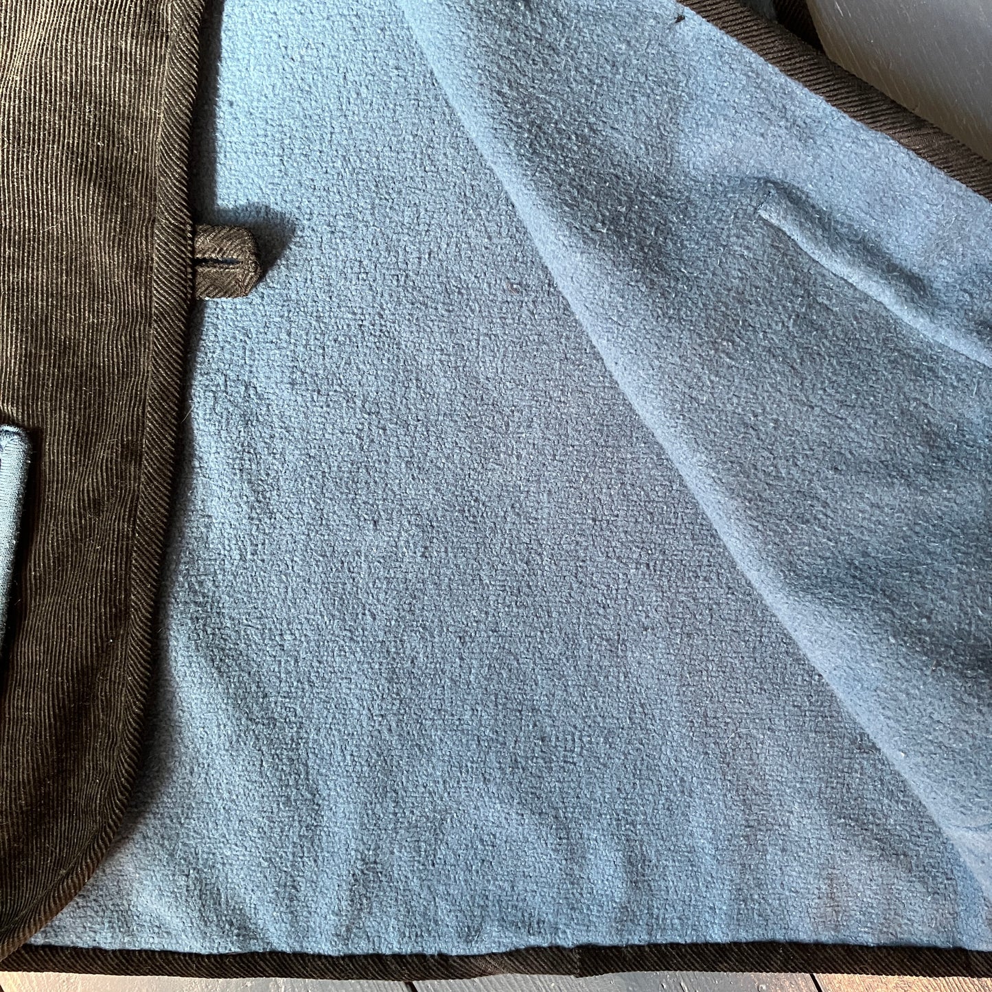 Handmade quilted disco pocket corduroy vest